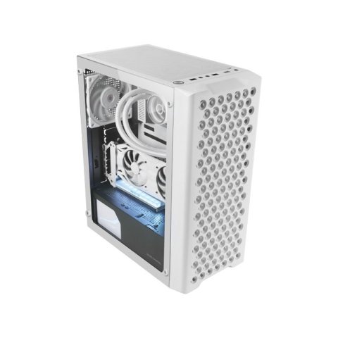 Caja Atx Semitorre Mars Gaming Mciprow Ventana Lateral 2x3.5" 4xssd 1xusb3.0 2xusb2.0 Audio Blanca