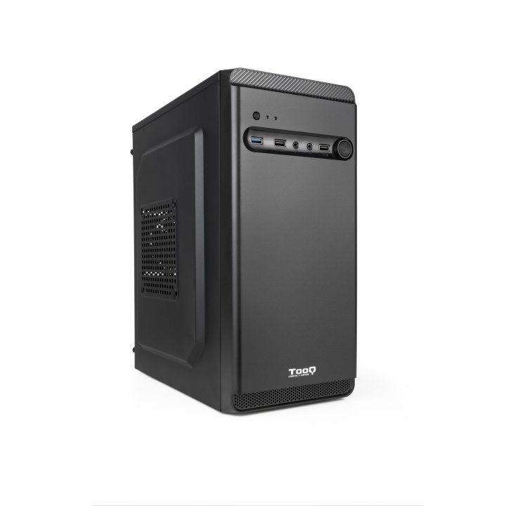Caja Minitorre Tooq Tqc-4702u3c-b Matx Negra 1xusb 3.0 2xusb 2.0 Audio Hd Vga Max 250mm
