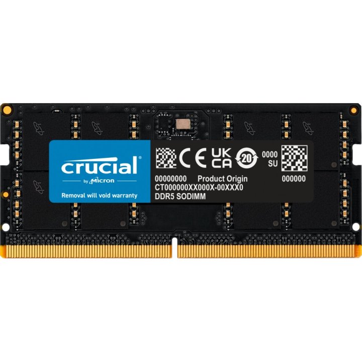 Sodimm 32gb 4800mhz Ddr5 Crucial Ct32g48c40s5