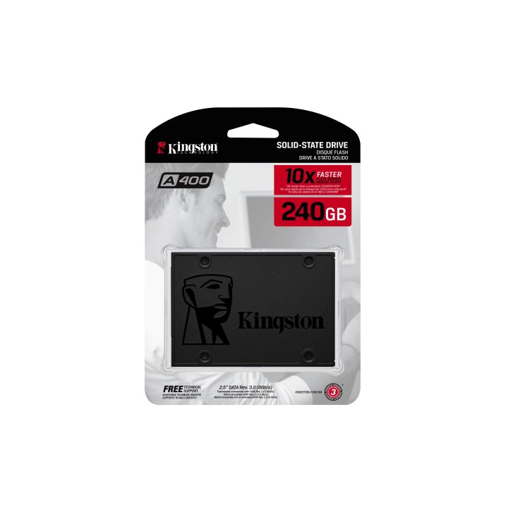 Disco Ssd Sata3 240gb Kingston A400 (350mb s Escritura) Sa400s37 240g