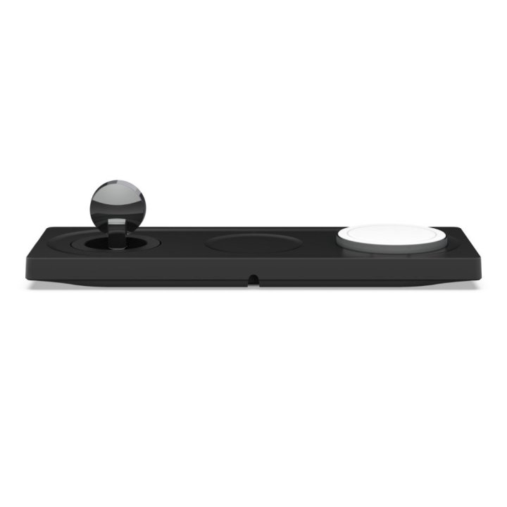 Base De Carga Inalambrica Belkin Wiz016vfbk Magsafe 3 En 1 Apple Iphone Airpods Watch Negro