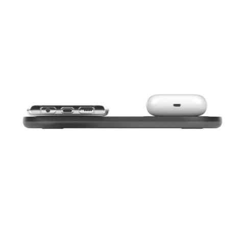 Base De Carga Inalámbrica Doble Belkin Wiz002vfbk 10w Boost Charge Color Negro