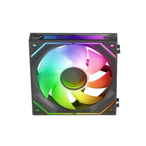 Ventilador Interno Arg Dinamico Mars Gaming Mf-linkfinity Black Modulares Pwm 120mm 360º Ventilador Y Marco Iluminado Argb