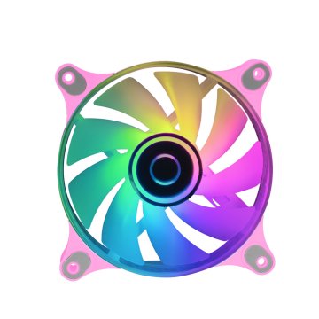 Ventilador Interno Mars Gaming Mf-3d Pink 12x12cm Argb Efecto Espejo Infinito 2