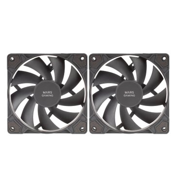 Kit 2xventilador Interno Mars Gaming Mf-prox2 Black Ultra Silenciosos Fdb Bearing Antivibración 2
