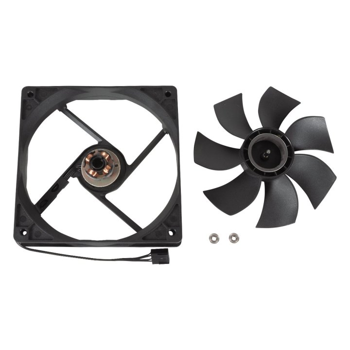 Ventilador Interno Unyka 120mm Doble Bola Connector 4 Pines Con Control De Temperatura