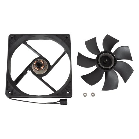 Ventilador Interno Unyka 120mm Doble Bola Connector 4 Pines Con Control De Temperatura