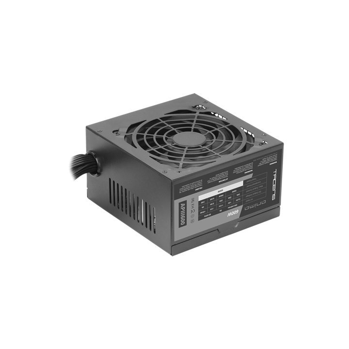 Fuente De Alimentacion Tacens Anima Apiii600 Atx Eco 600w 85% Eficiencia Energetica 14db 12cm Fan Haswell Ready Lacada En Neg