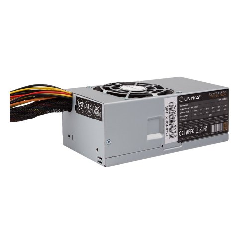 Fuente De Alimentacion Unykach Tfx 52004 350w 80+ Bronze Apfc Activo Ventilador 80mm Ultra Silencioso