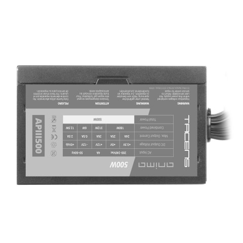 Fuente De Alimentacion Tacens Anima Apiii500 Atx 500w 85% Eficiencia 14db 12cm Fan Haswell Ready Destinada Para Reparaciones