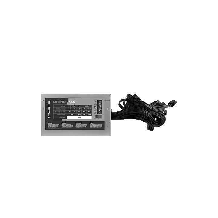 Fuente De Alimentacion Tacens Anima Apiii500si Atx Especial Integracion 500w 85% Eficiencia 14db 12cm Fan Haswell Ready Desti
