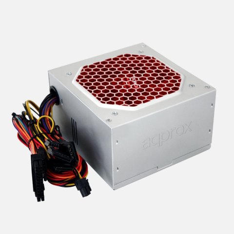 Fuente Alimentacion Approx 500w Pfc Pasivo Atx 12v 2.31 12cm Nickel App500litenv2 Destinada Para Reparaciones