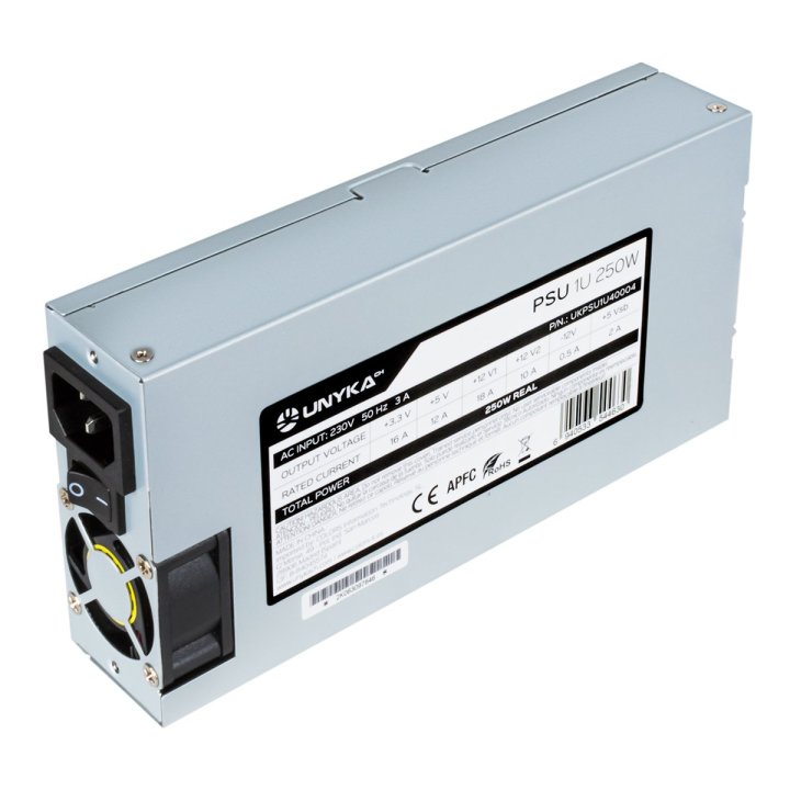 Fuente De Alimentacion Para Servidor Unykach Flex 1u 250w Apfc Activo Ventilador 40mm Fuente Destinada A Reparaciones