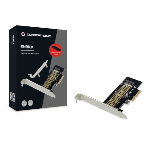 Controladora Pcie Conceptronic Emrick05bs Pcie A Disco Ssd M2 Con Disipador De Aluminio ( No Compatible M2 Clave B)