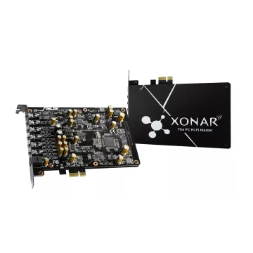 Tarjeta De Sonido Asus Xonar_ae Pcie Con 7.1 Canales 192khz 24-bit 110db 90ya00p0-m0ua00