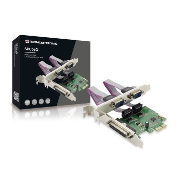 Controladora Pcie Conceptronic 1 Puerto Paralelo 2 Puertos Serie 2