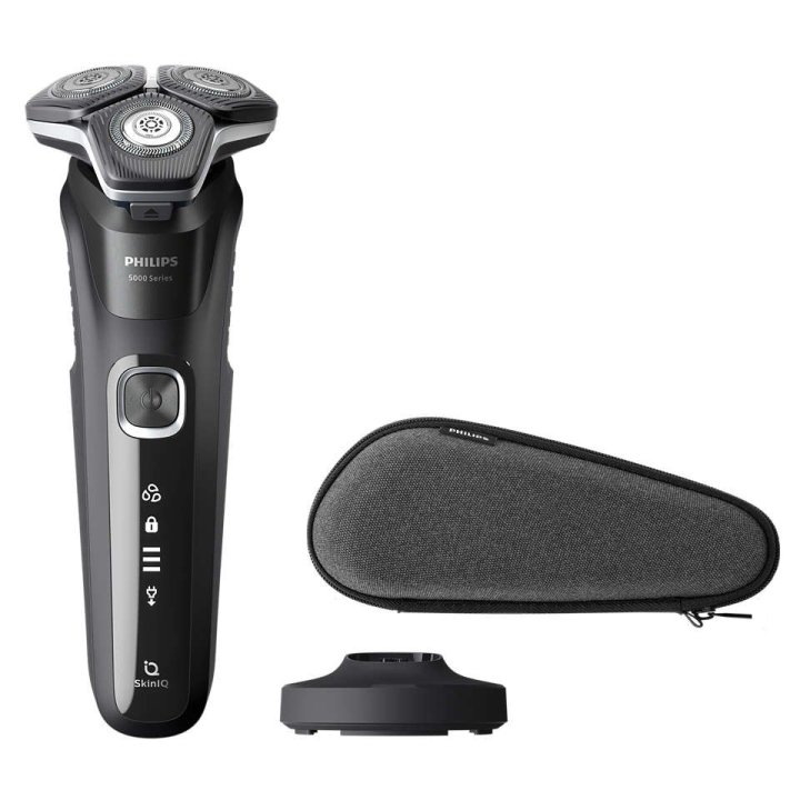 Afeitadora Philips S5898 35 Color Negro Uso En Humedo Y Seco Inalambrica Estuche