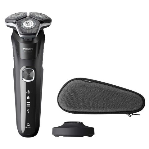 Afeitadora Philips S5898 35 Color Negro Uso En Humedo Y Seco Inalambrica Estuche