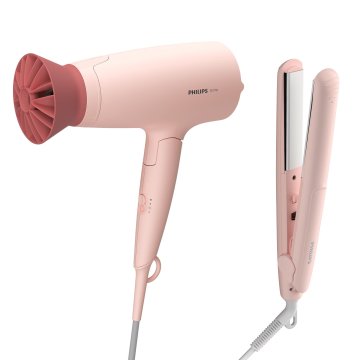 Secador De Pelo + Plancha De Pelo Philips Bhp398 00 Series 3000 Thermo Protect 1600w