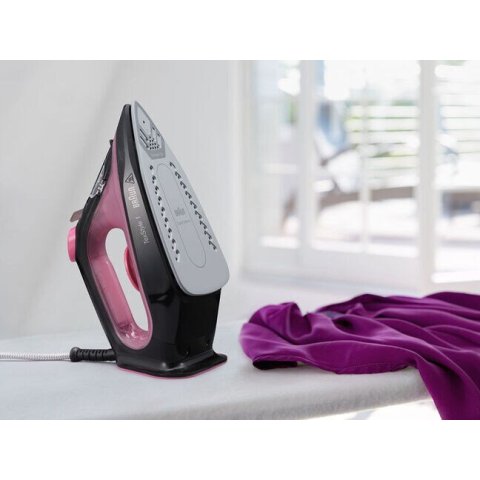 Plancha De Vapor Braun Texstyle Si1070pu Morado blanco Suela De Ceramica 130g min Vapor 2000w Deposito 220 Ml