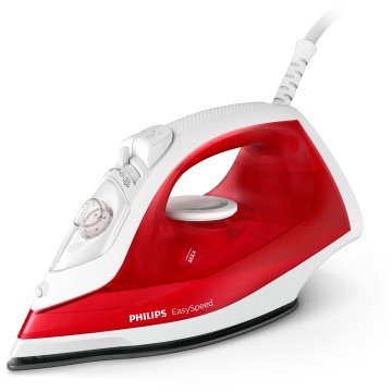 Plancha De Vapor Philips Gc1742 40 Easyspeed Suela Antiadherente 2000w Color Planco Y Rojo