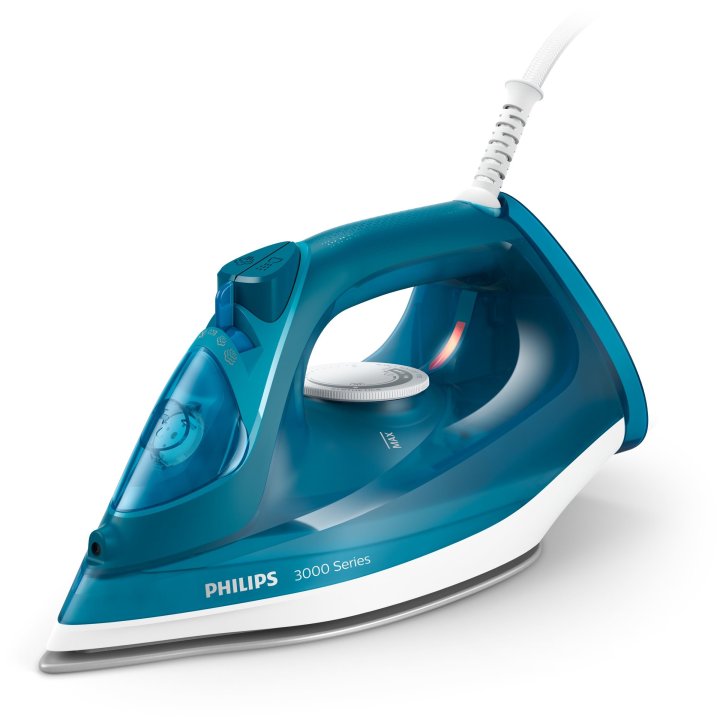 Plancha De Vapor Philips Dst3040 70 3000 Series Suela De Ceramica Anti-goteo Golpe De Calor 200g 2600w