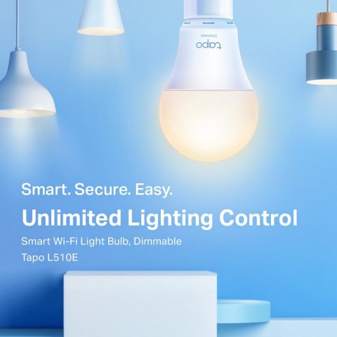 Bombilla Led Wifi Inteligente Tp-link Tapo L510e Pack 2u E27 2700k Regulable Compatible Con Alexa Y Google
