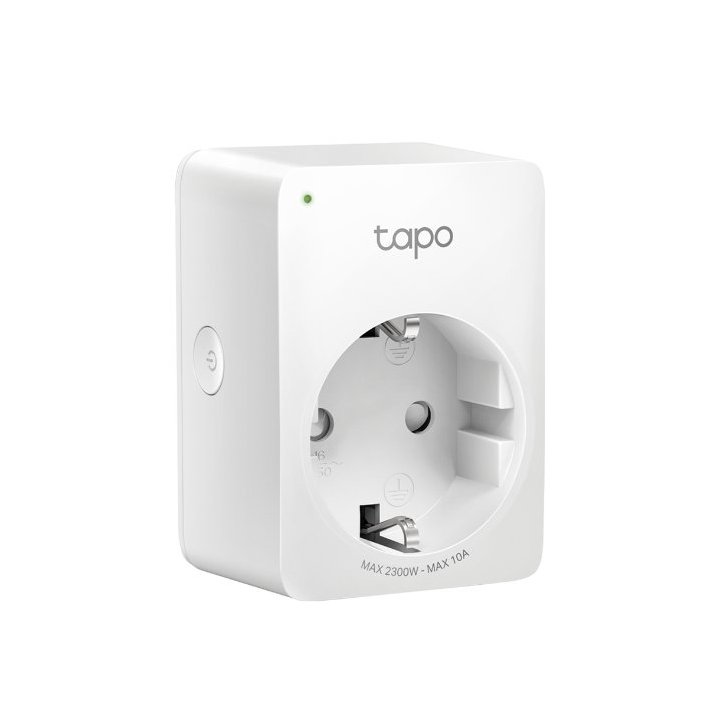 Enchufe Inteligente Wifi Tp-link Tapo P100 2.4ghz Configuracion Horarios Y Fechas , Modo Ausente, Diseño Compacto