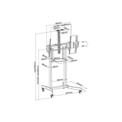 Soporte De Suelo Motorizado Equip 650633...