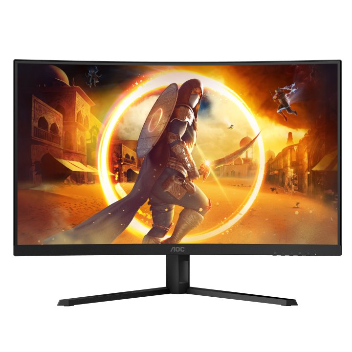 Monitor Aoc Gaming 32" Cq32g4ve 2 Hdmi Displayport  Jac Auricula Mini Qhd 2560x1440 180hz 0,5ms Vesa