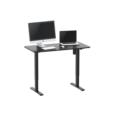Mesa Electrica Ergonomica Altura Regulable Tablero Negro 120x60 Color Estructura Negro Control Tactil Altura Desde 68cm-118cm