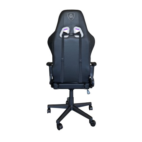 Silla Gamer Pro Keep Out Xsrgb-racing Black Iluminación Rgb Con Mando A Distancia Reposabrazos 2d Cojin Lumbar Y Cervical Ofe