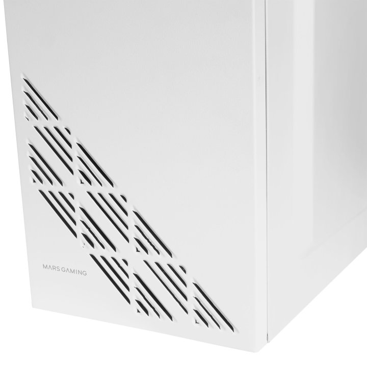 Caja Atx Semitorre Gaming Mars Gaming Mc100 White Frontal Y Chasis En Acero Ultra-ligero 1xventilador 120mm Trasero Rgb Venta