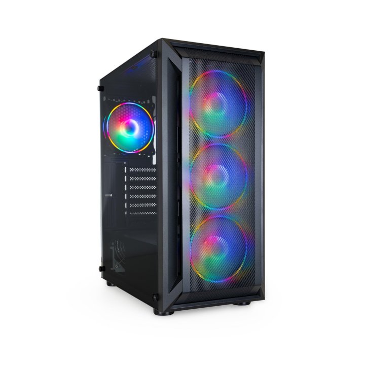 Caja Atx Semitorre Gaming Tooq Tqgcc101-b "ragnärok" Negra Atx micro Atx mini Itx Ventana Lateral De Cristal Templado
