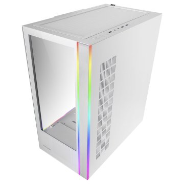 Caja E-atx Torre Gaming Mars Gaming Mc-ult Xxl White Frontal Y Lateral De Cristal Templado Sin Fuente De Alimentacion 2