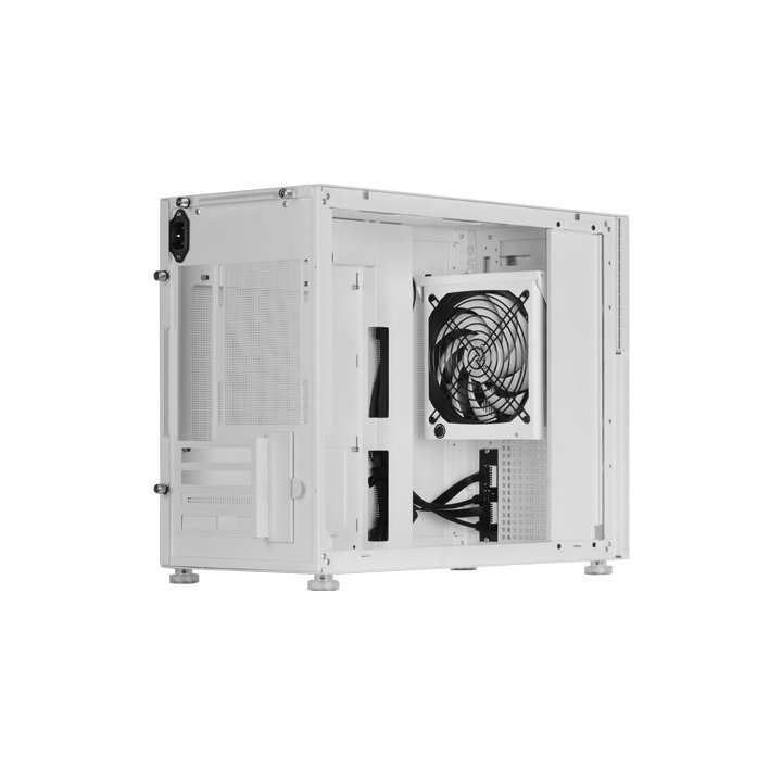 Caja Microatx Gaming Mars Gaming Mc-lcd Blanca Con Pantalla Ips 8" Mini Hdmi Ventana Lateral Cristal Templado
