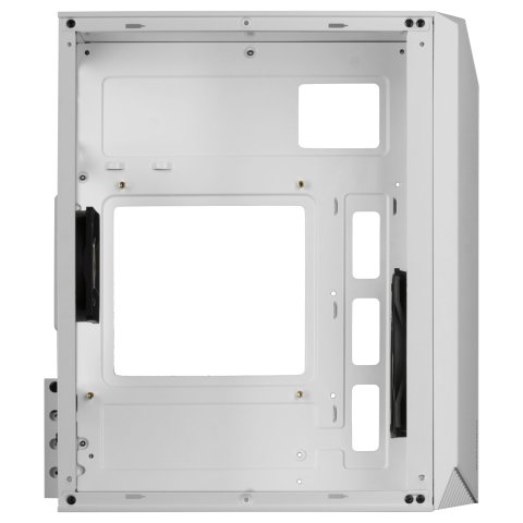 Caja Microatx Gaming Mars Gaming Mc-s1 White Frontal Argb Ventilador Traser Frgb Ventana Lateral Sin Fuente De Alimentacion