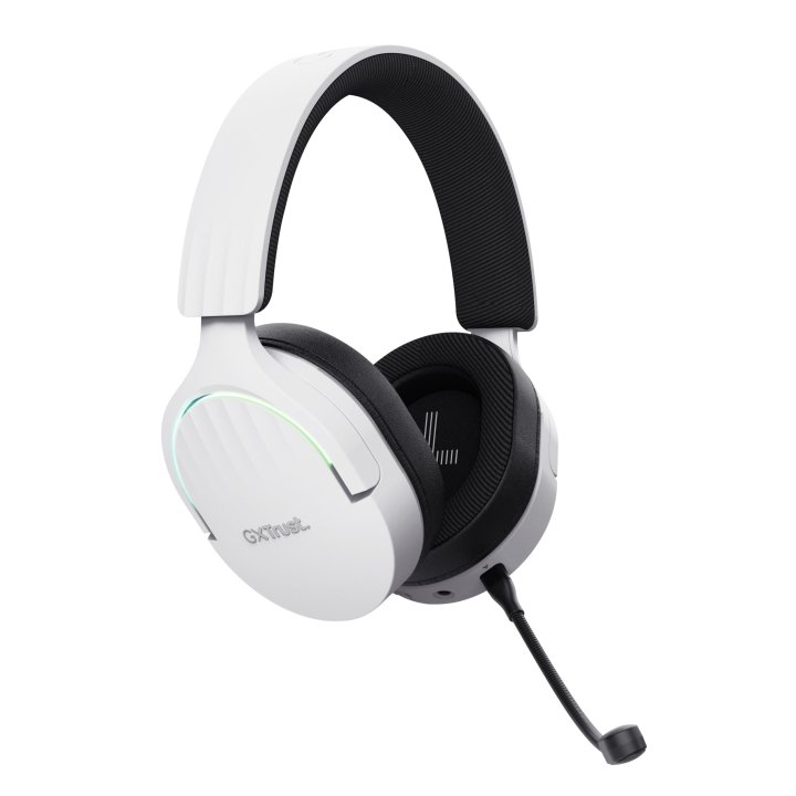 Headset Bluetooth Trust Gaming Fayzo Gxt 491 Blanco 25304 Bt Y Usb 2.4ghz Microfono Desmontable Y Flexible Carga Usb-c Contro