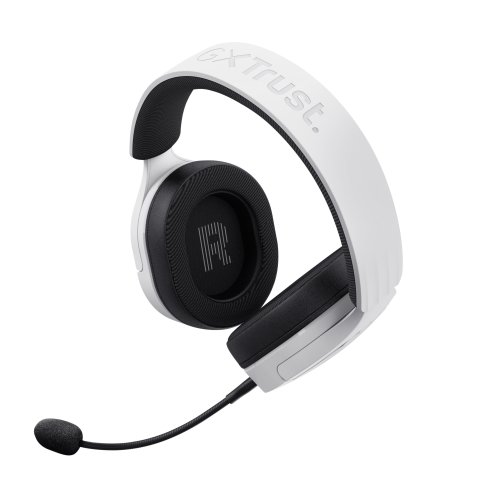 Headset Bluetooth Trust Gaming Fayzo Gxt 491 Blanco 25304 Bt Y Usb 2.4ghz Microfono Desmontable Y Flexible Carga Usb-c Contro