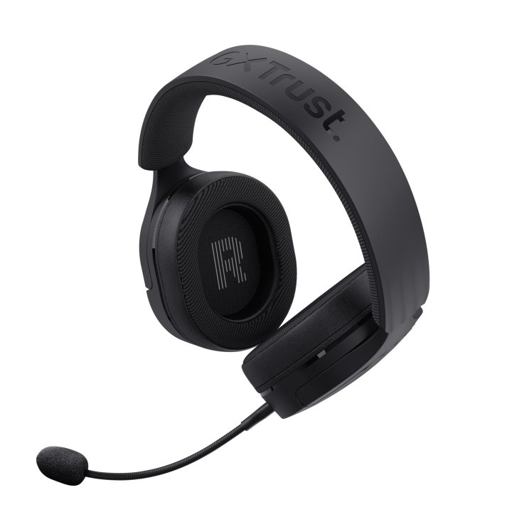 Headset Bluetooth Trust Gaming Fayzo Gxt 491 Negro 24901 Bt Y Usb 2.4ghz Microfono Desmontable Y Flexible Carga Usb-c Control