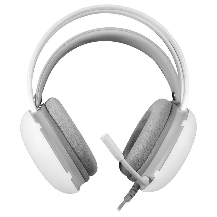Headset Mars Gaming Mh-glow White Jack 3.5mm Y Alimentacion Por Usb Iluminacion 360º Chroma En Diadema Y Auriculares Sonido U