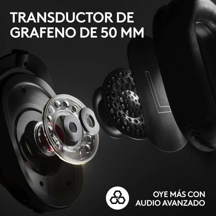Headset Logitech Wireless Gaming Pro X 2 Lightspeed Black P n  981-001263