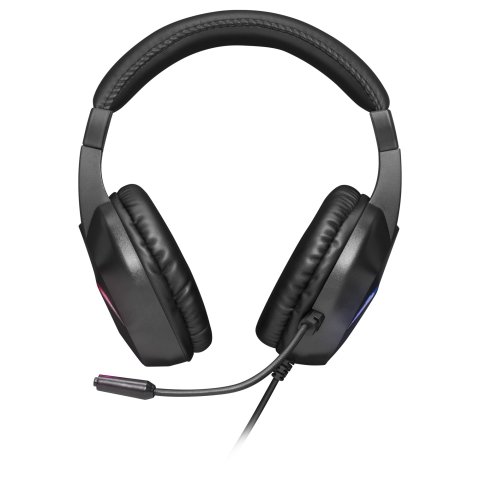 Headset Mars Gaming Mh122 Black Ultra Ligeros 184g Drivers De Neodimo 50mm Microfono Flexible Jack 3.5mm Simple Y Doble Ilumi