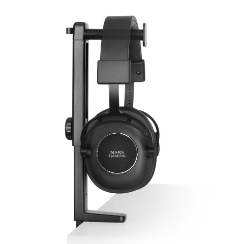 Soporte De Auriculares Mars Gaming Mhh2 Black Instalacion Por Debajo O Encima De La Mesa Rotacion 360º