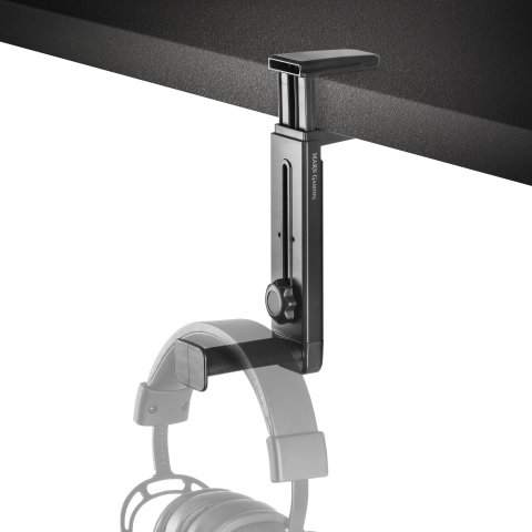 Soporte De Auriculares Mars Gaming Mhh2 Black Instalacion Por Debajo O Encima De La Mesa Rotacion 360º