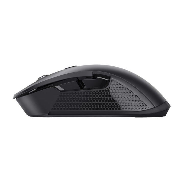 Mouse Trust Gaming Wireless Rgb Gxt 923w Ybar Rgb 7200dpi 6 Botones Recargable 50h Color Negro 24888