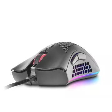 Mouse Mars Gaming Rgb Mmex Dise¥o Hive Black 50-32000 Dpi Pixart 3389pro Switch Superficie Perforada Iluminacion Rgb Chroma 2