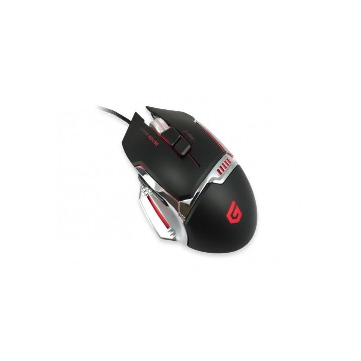 Mouse Conceptronic Gaming Djebbel02b Usb Alta Sensibilidad Sensor 4000dpi Botones Programables
