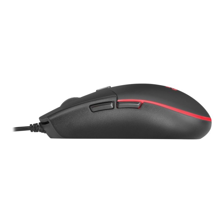 Mouse Mars Gaming Rgb Mmg Black 3200dpi 6 Botones Iluminacion Flow Switches Huano