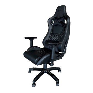 Silla Gamer Pro Keep Out Xspro Hammer Silver Black Cuero... 2